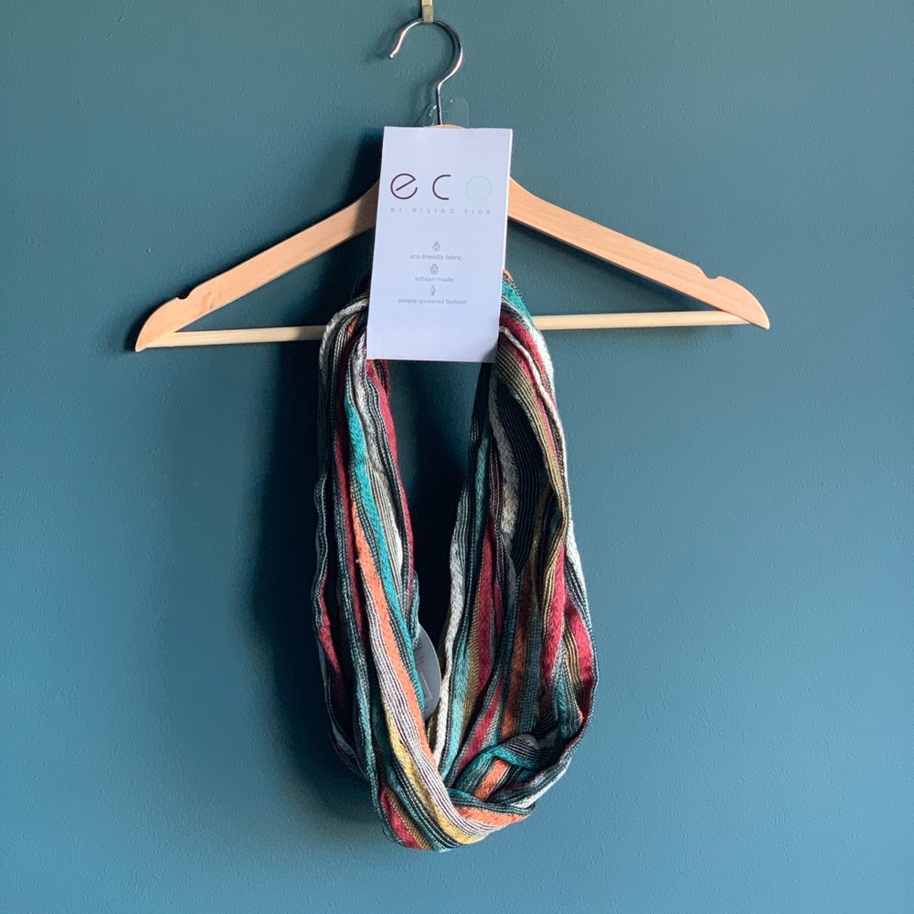 NWT Eco By Rising Tide Multi-Color Loop Scarf